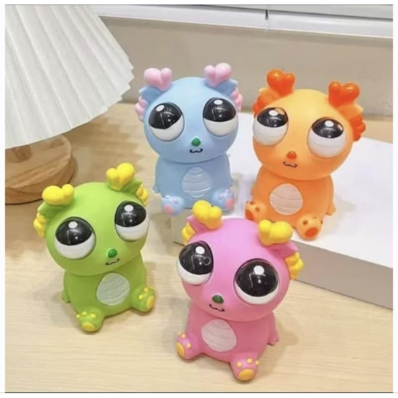 Brinquedo Dragão Antiestresse Olhos Saltando Divertido