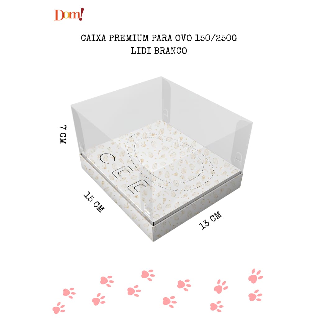 10 un Caixa Ovo De Colher / Páscoa 150g / 250g / Berço Híbrido / Cores - Promoção