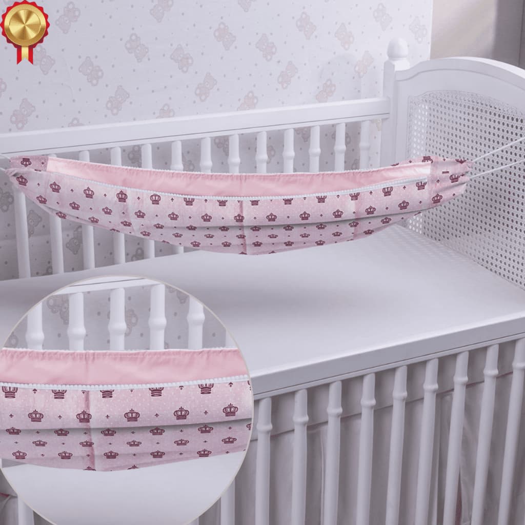 Redinha de Berço Americano para Bebê | Rede de Proteção Lateral Confortável e Segura