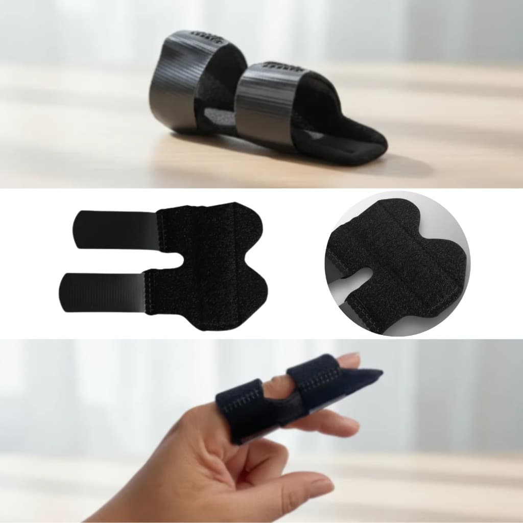 Tala Dedo Imobilizadora Kit 2 Unid Mão Gatilho Martelo Torto