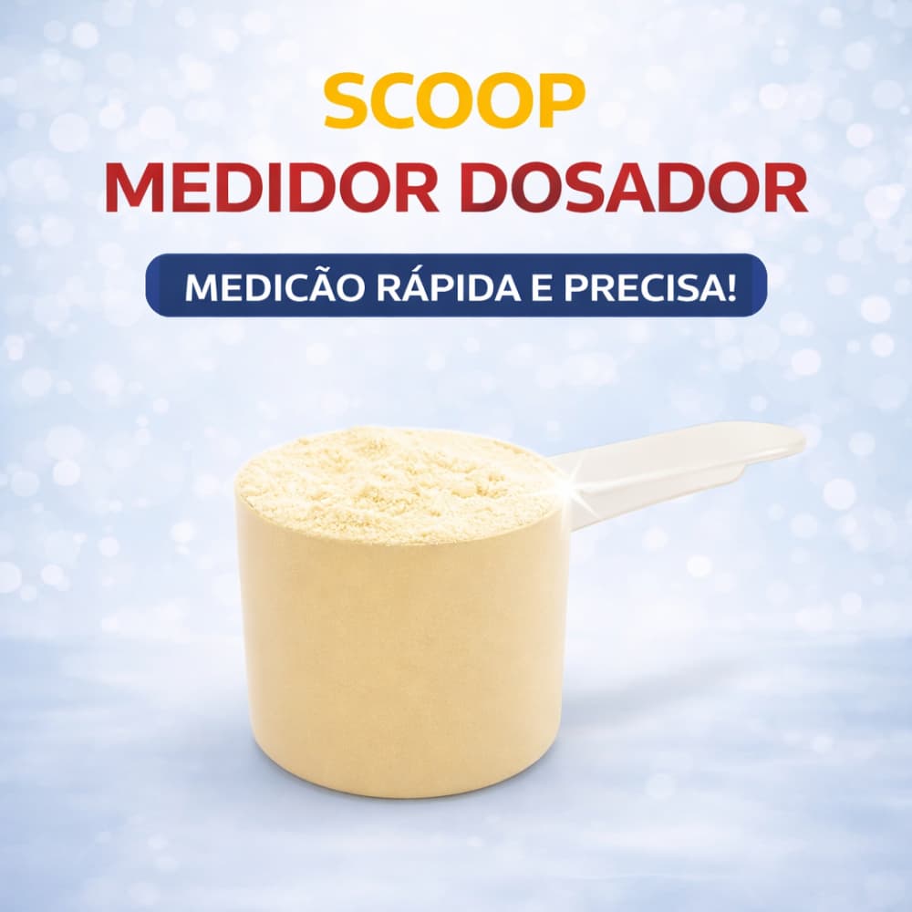 Kit Medidor Dosador Scoop 50ml/50g - Colher Medidora Ideal P/ Whey Café Sabão em pó Cremes