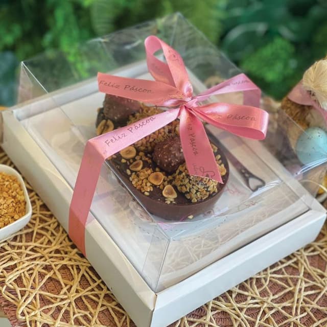 KIT 5~20 Caixas para Ovo de Colher Gourmet Ajustável P 100/150g BWB