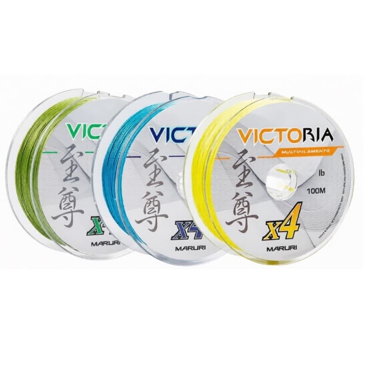 Linha de Pesca Multifilamento Maruri Victoria 4X - Macia e Resistente