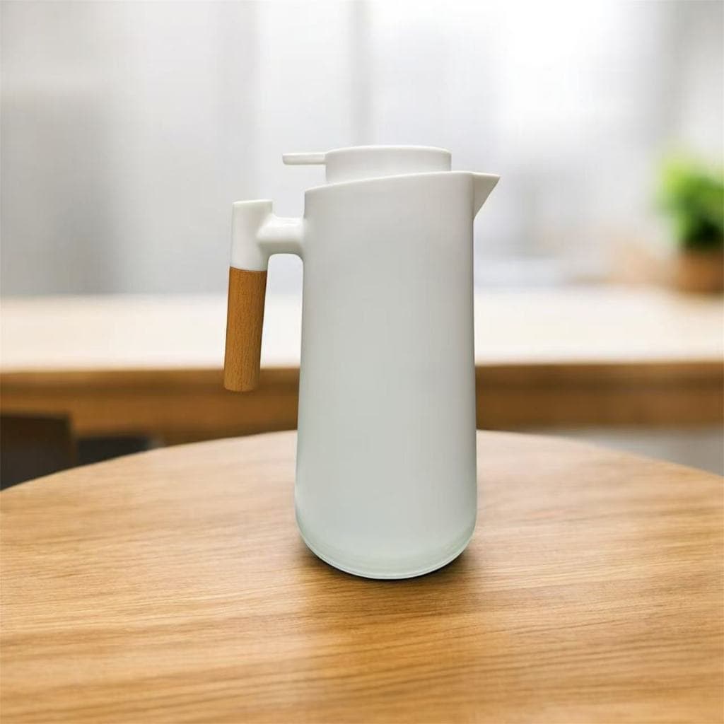 Garrafa De 1 Litro Com Termômetro Led, Ideal Para Café, Chá E Outras Bebidas Em Estilo Moderno / SUS.SHOP