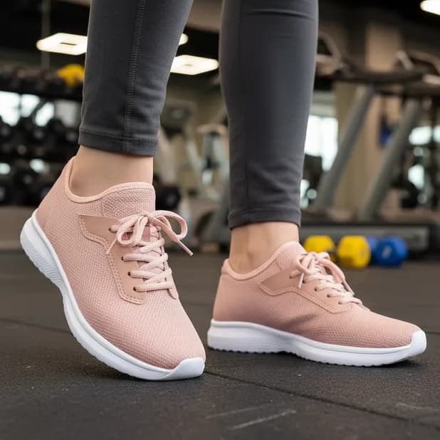 Tênis Feminino Confortável Malha Respirável macio Leveza Extrema Caminhada Corrida Academia dia  dia