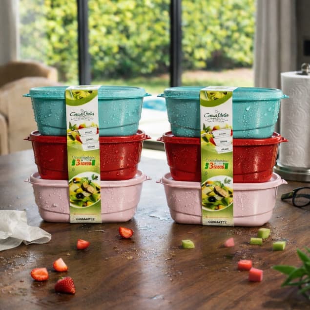 Kit Pague 3 Leve 6 Potes Herméticos – Alta Qualidade, Vedação Perfeita e Organização para Sua Cozinh