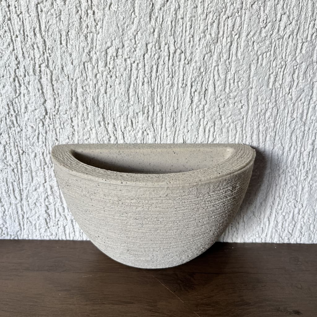 Vaso Decorativo Parede Polietileno Tamanho P Medidas 12cm X 20cm X 10cm