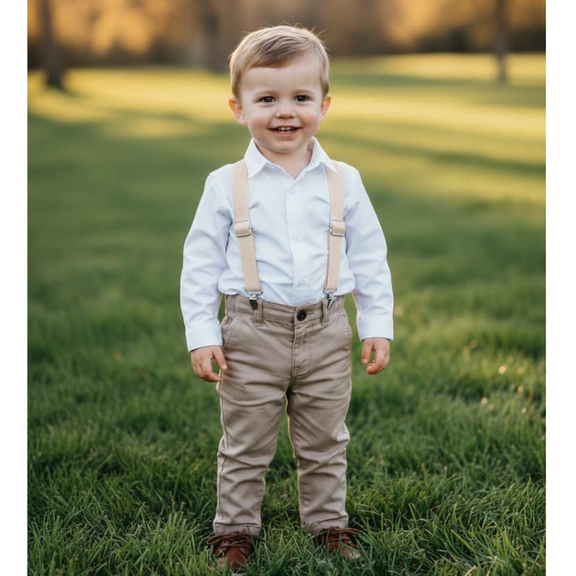 Suspensório Infantil Com Regulagem Social Festa Casamento