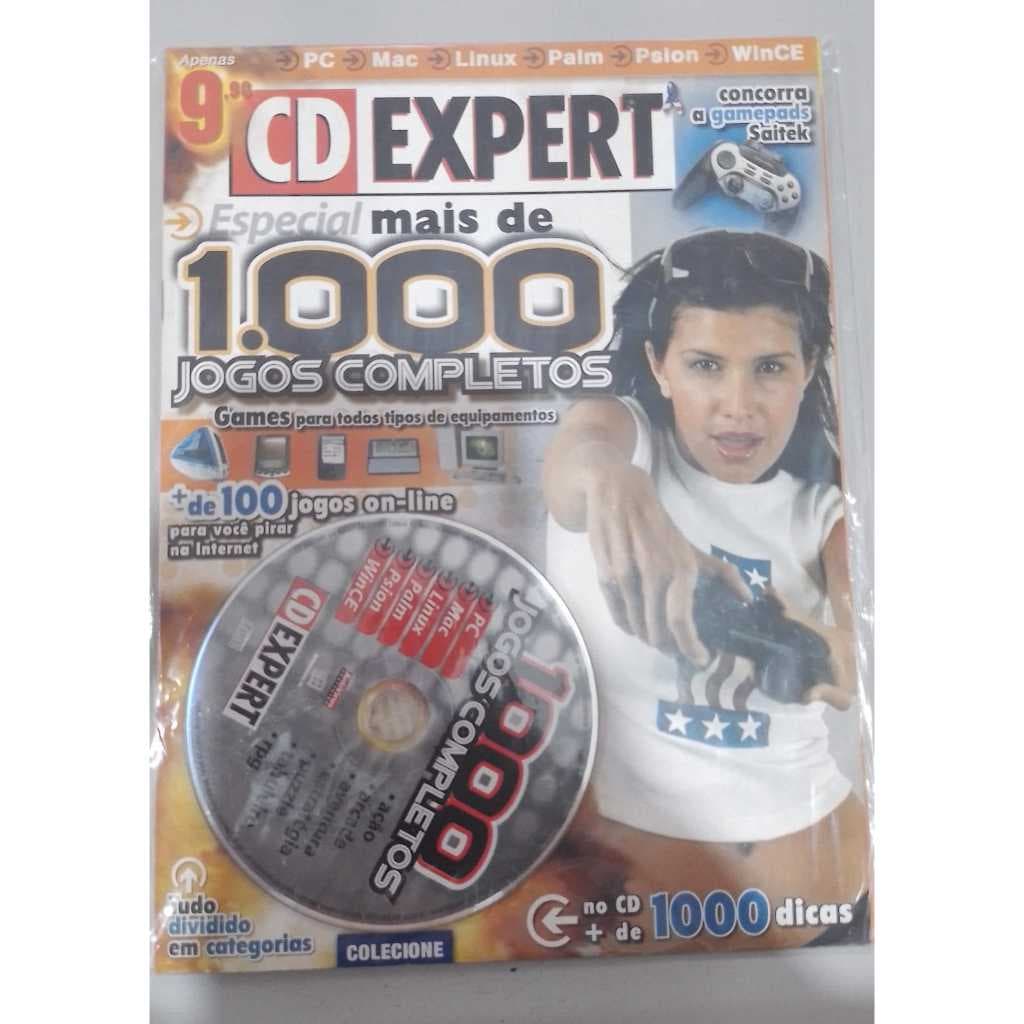 REVISTAS ANTIGAS DE GAMES COM CDs E CDs DUPLOS