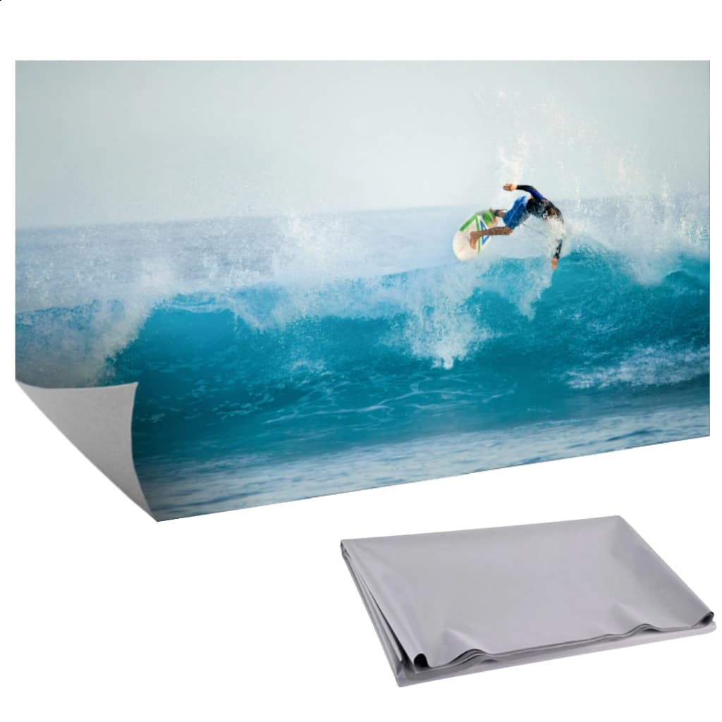 Tela Reflexiva Para Projetor 16:9 130 Polegadas Salange Cor Cinza