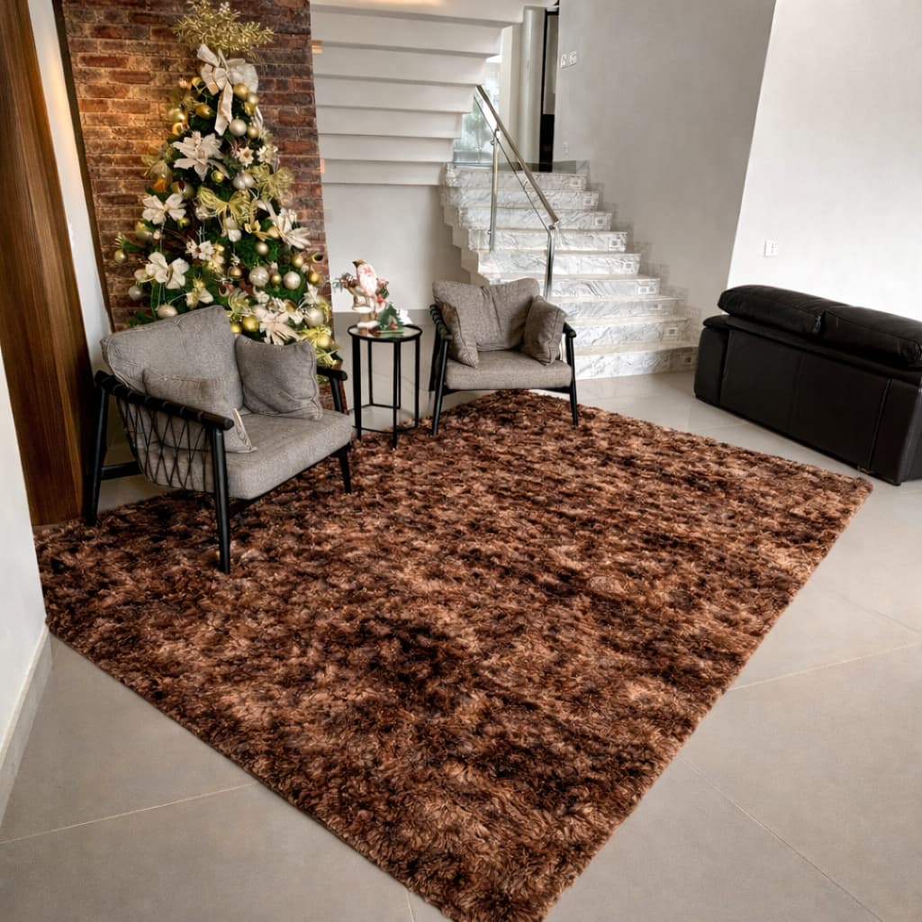Tapete Luxo Felpudo 1,00x1,50m Para Sala e Quarto