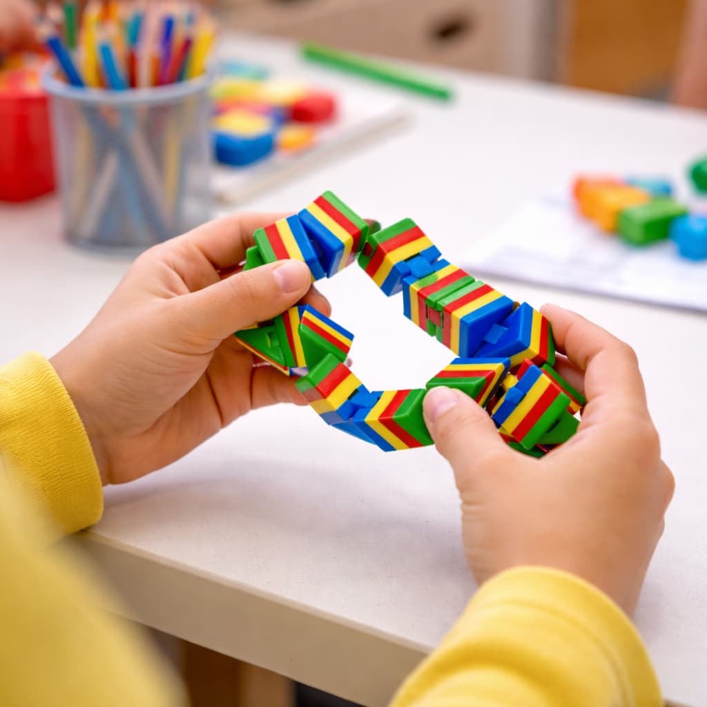 Cubo Sensorial Anti-Estresse Fidget 3D | Reduz Ansiedade, Autismo, TDAH e Neurodivergência | Relaxamento Sensorial