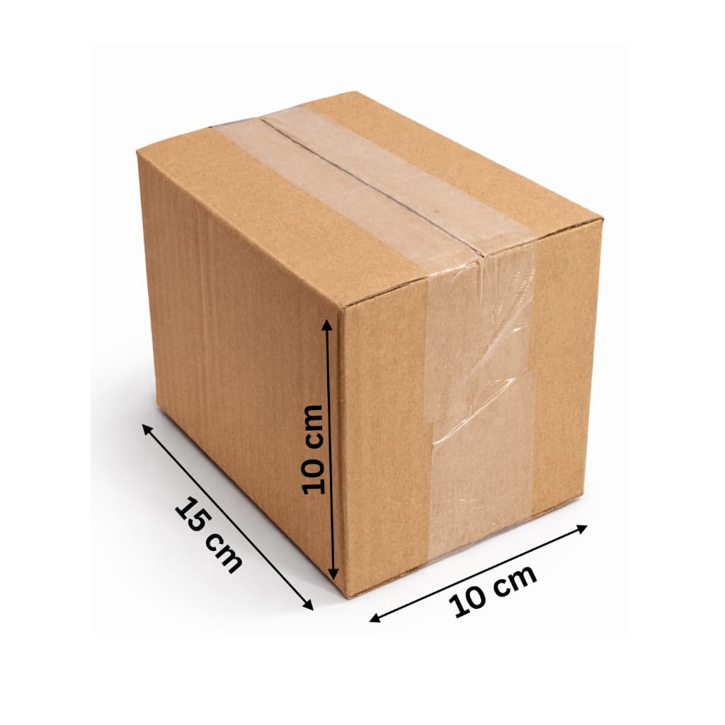 Caixa de Papelão 15x10x10cm Onda B Reforçada Caixa Envio/Correios  Embalagem Postagem E-commerce
