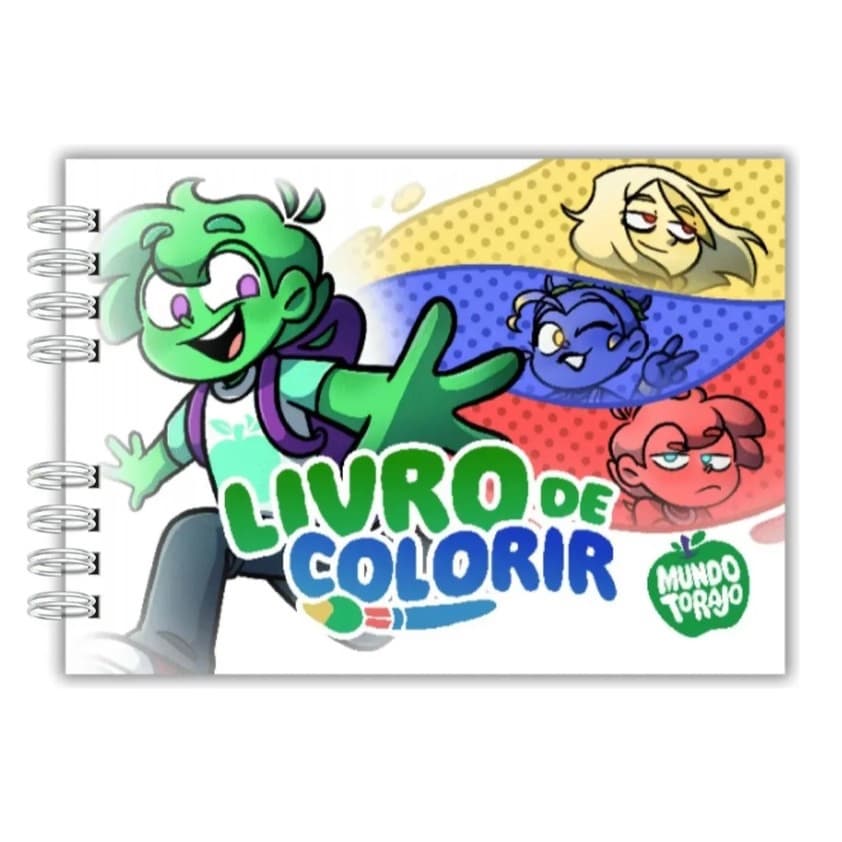 Mundo Torajo (branco) - Livro Para Colorir - 50 Páginas