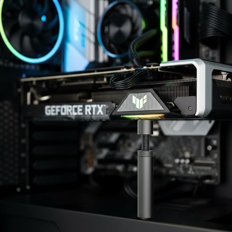 Suporte para Placa de Vídeo – Proteja sua GPU com Estilo e Segurança!