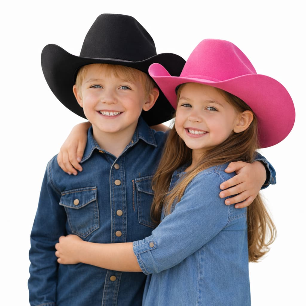 Chapéu Country Infantil Rodeio Festa Junina Cowboy Peão