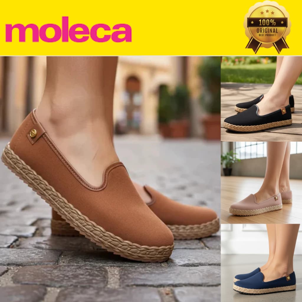 Sapatilha Feminina Tratatorada Moleca Slip Casual Super Confortável 5696304 Nobuck Camurça Original