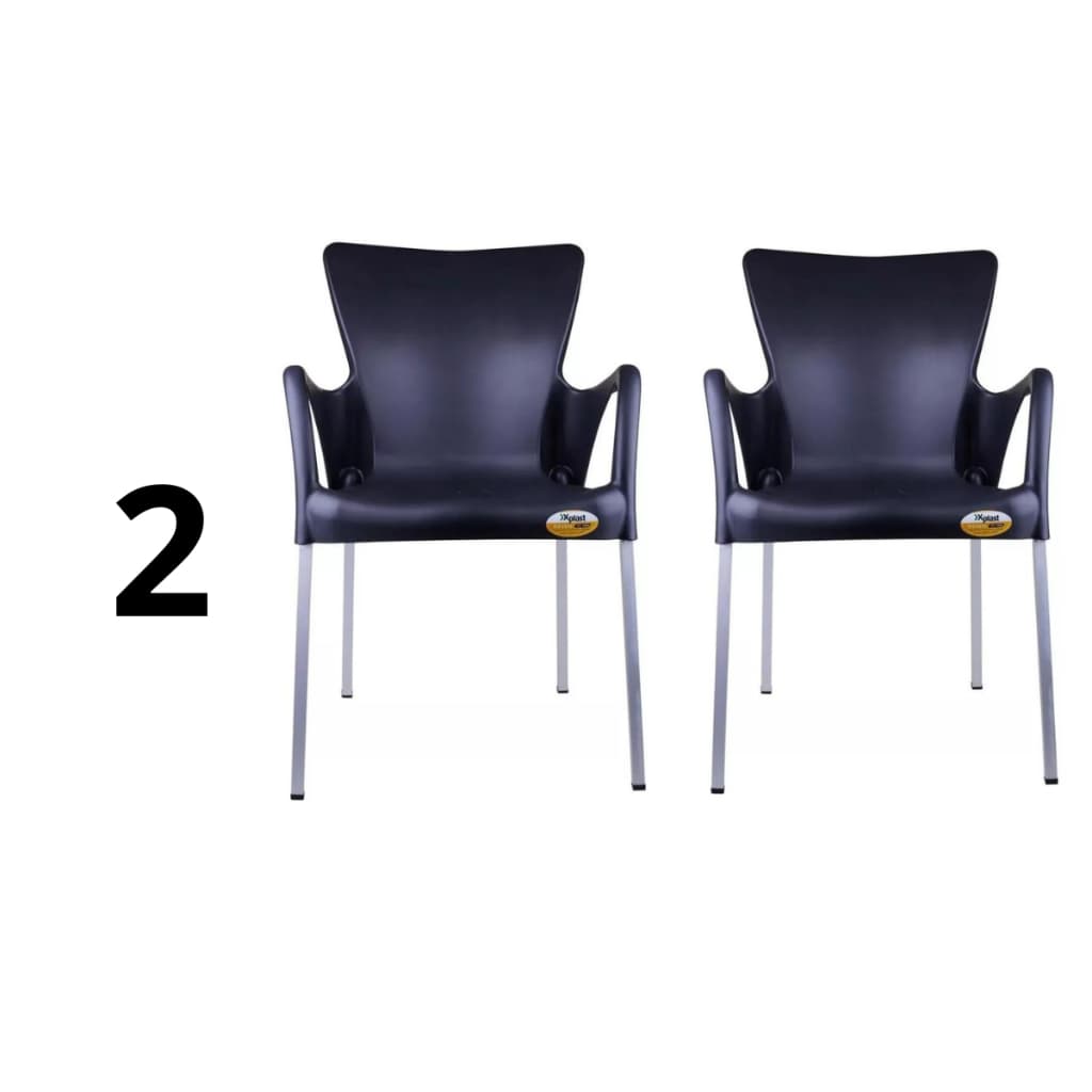 Cadeira KITS 2, 3 e 4 quantidades Setúbal c/pés em Alumínio p/sala jantar, área gourmet e escritório