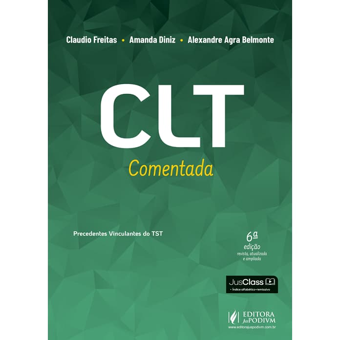 Clt Comentada - 6 Edição 2026 Juspodivm