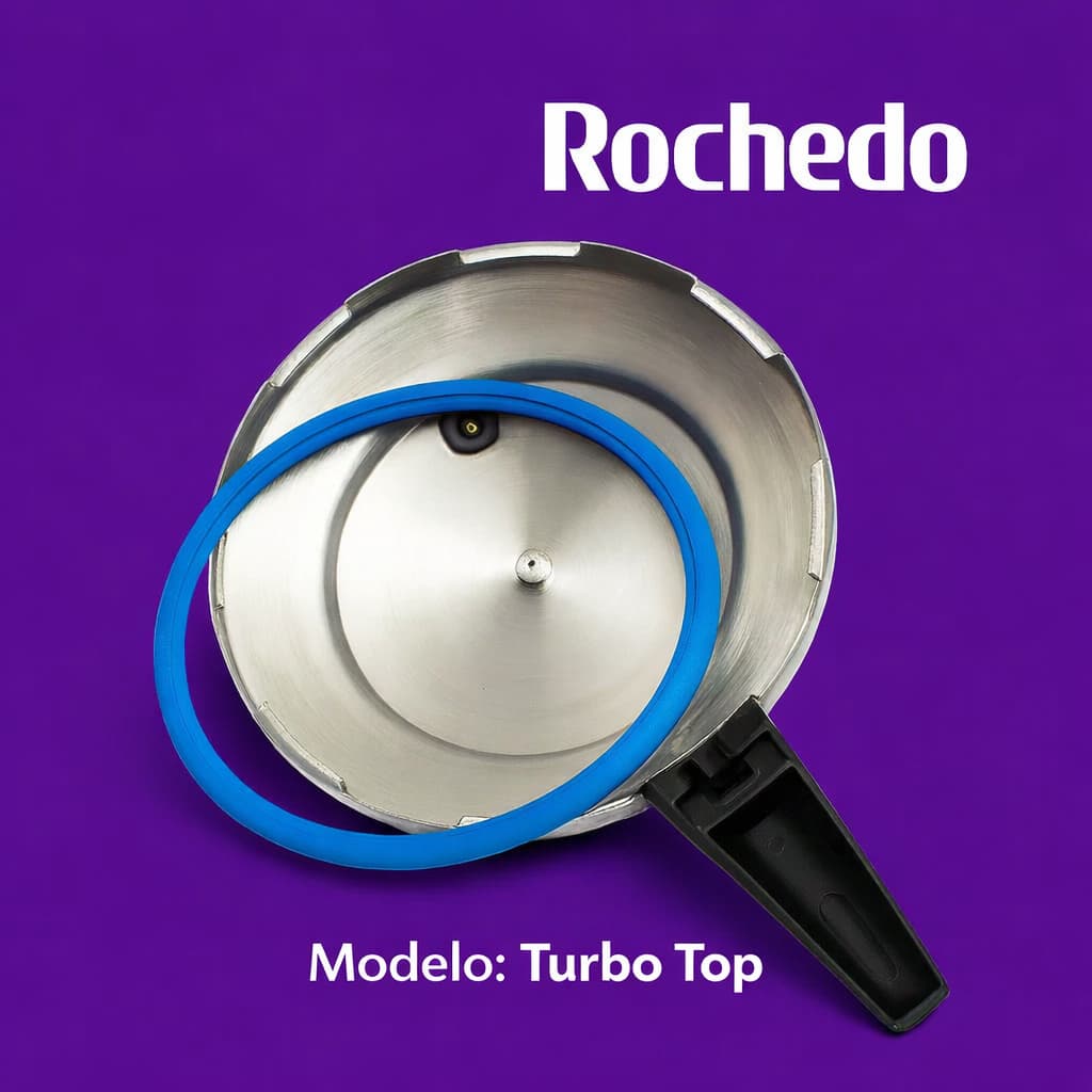 Borracha Anel Vedação Rochedo Turbo Top Panela Pressão 4,5 Litros Para Fechamento Externo
