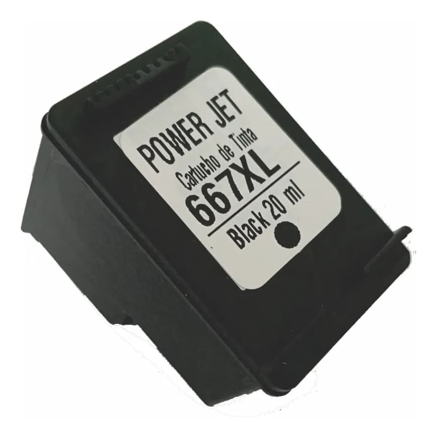 Cartucho HP 667XL Preto | Excelente Qualidade e Alto Rendimento