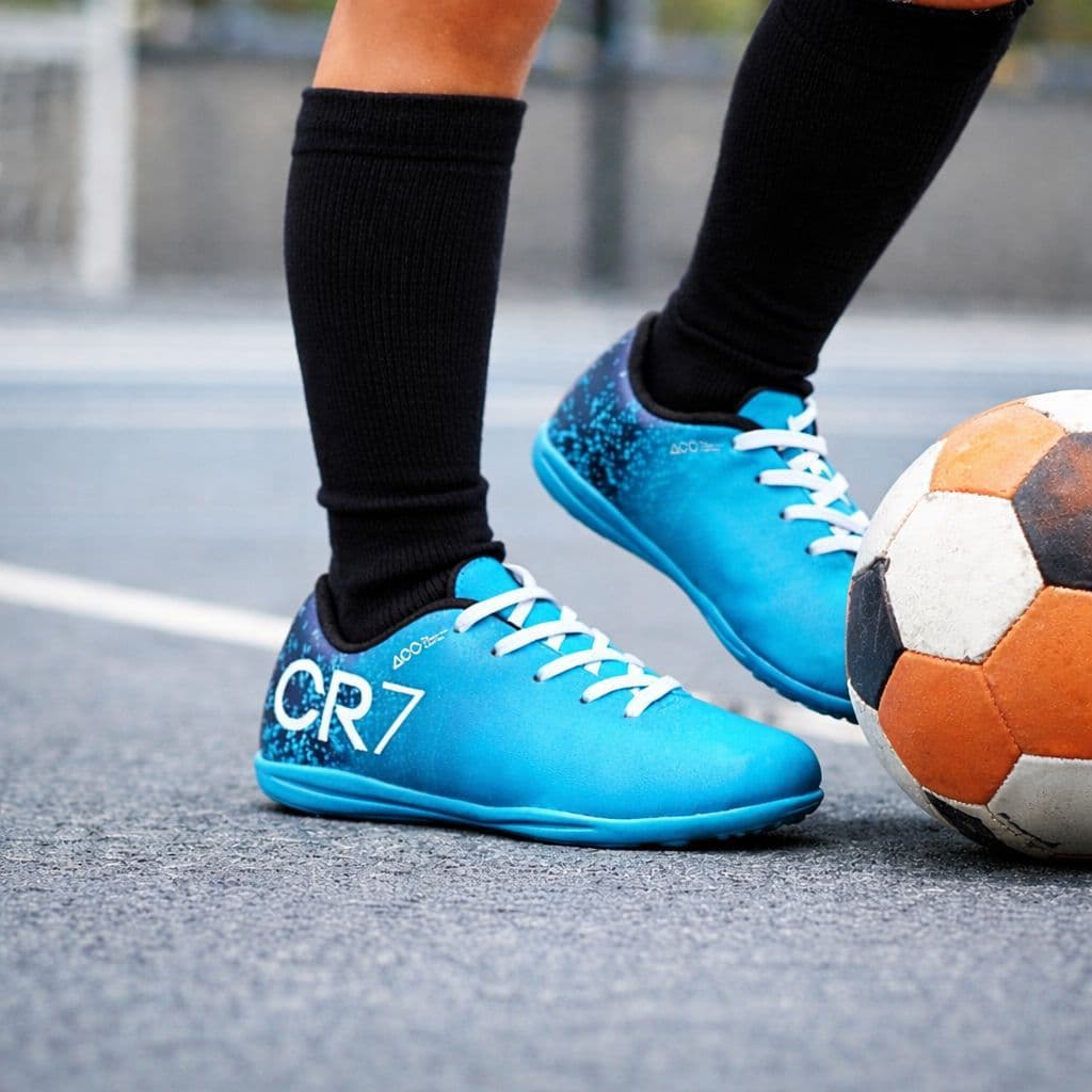 Chuteira CR7 Futsal Infantil Bebê Salão Quadra 18 ao 33