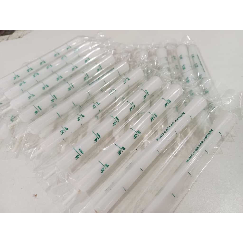 KIT 20 APLICADORES DE CREME VAGINAL 5 GR DESCARTAVEL 20 UNID