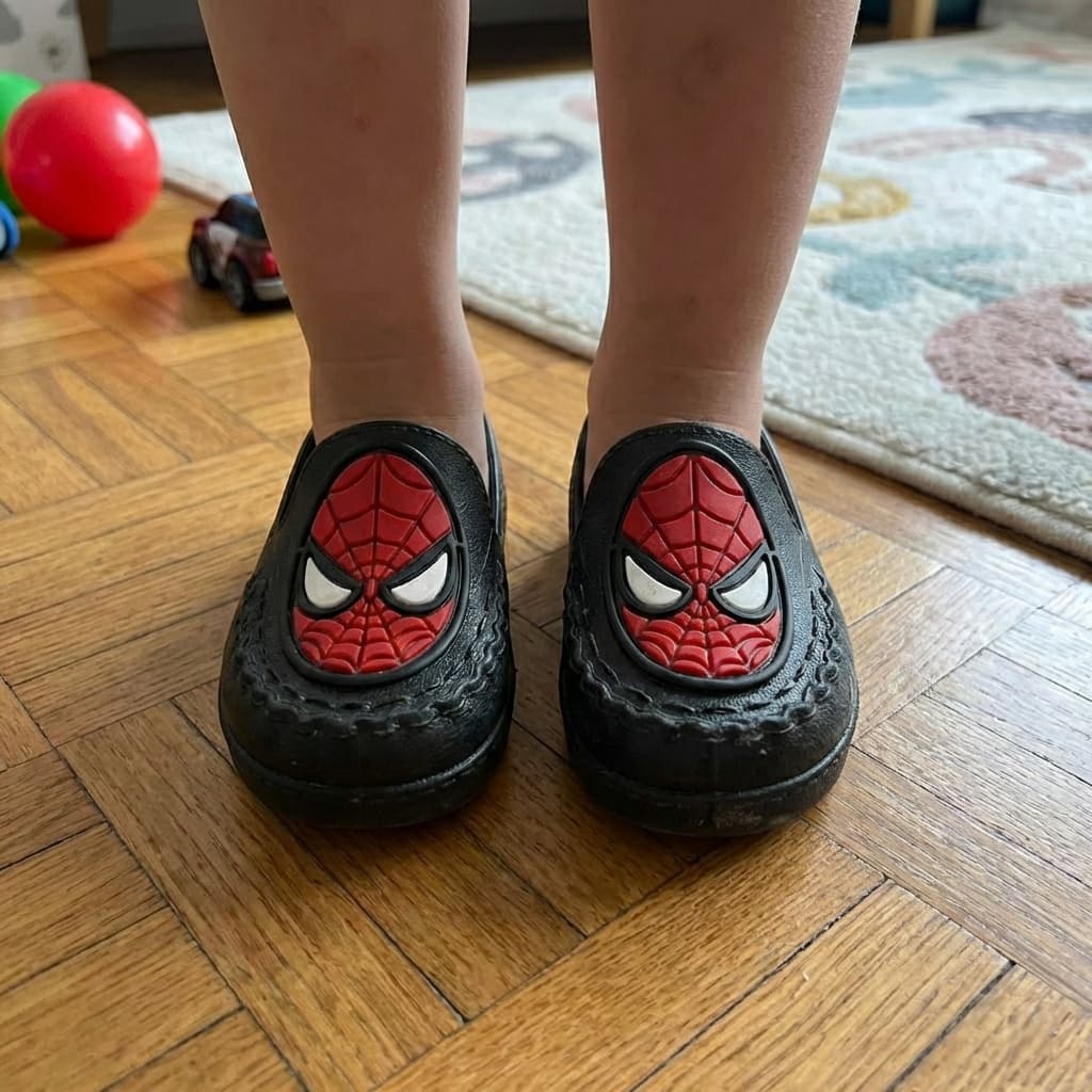 Sapato Mocassim Infantil Homem Aranha e Stitch Confortável Macio Antiderrapante Menino e Menina