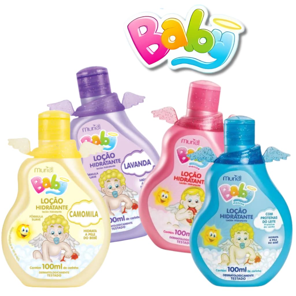 Loção Hidratante Infantil Muriel Baby 100ml - Escolha seu Preferido