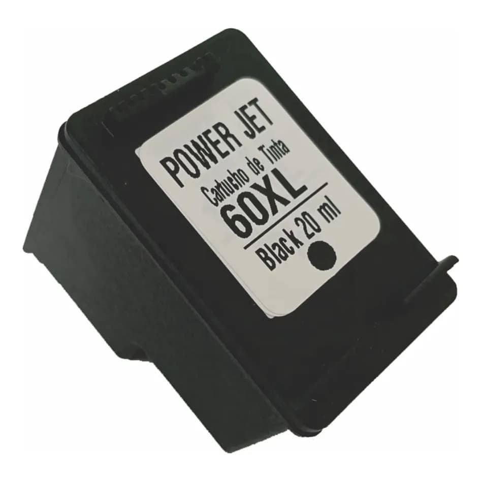 Cartucho HP 60 Preto | Impressão Nítida e Qualidade Confiável