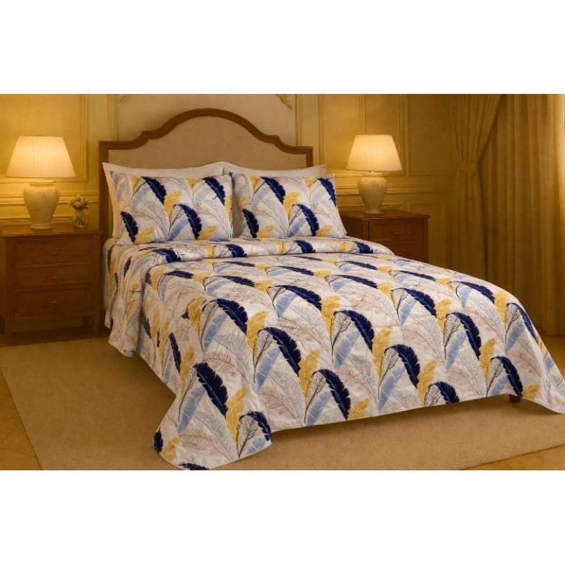 JOGO DE CAMA Queen 500 Fios Percal Toque Algodão + 2 Fronhas 50x70 | Cobre Leito Luxo Sem Elástico