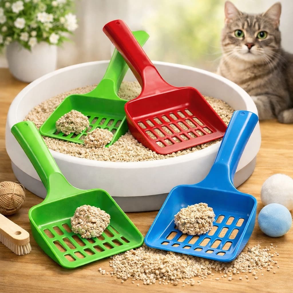 Kit 5 Pazinhas para  Areia de Gato | Limpeza Rápida, Higiênica e Sem Desperdício