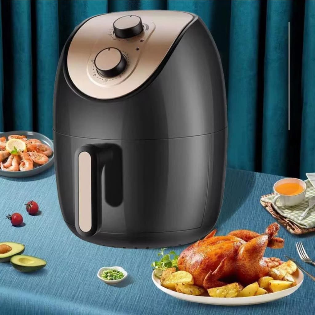 Fritadeira Elétrica Air Fryer Sem Òleo 3 Litros 1200W