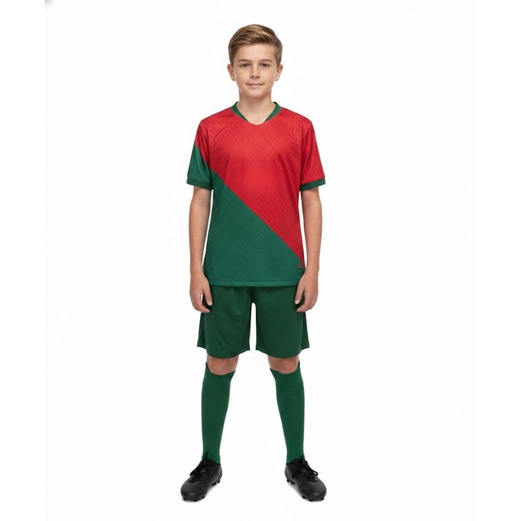 Conjunto Esportivo Menino Camisa E Bermuda Treino Escolinha