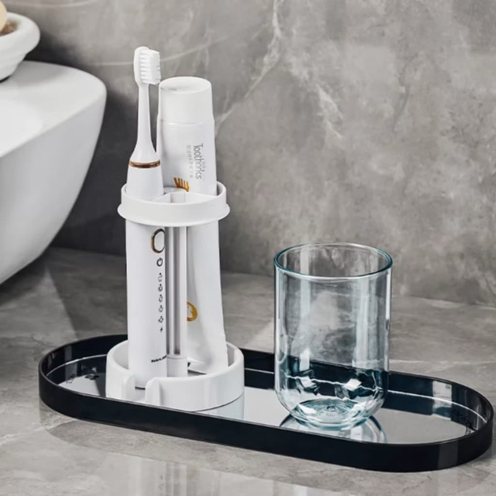 Porta Escova E Pasta De Dente À Prova De Poeira