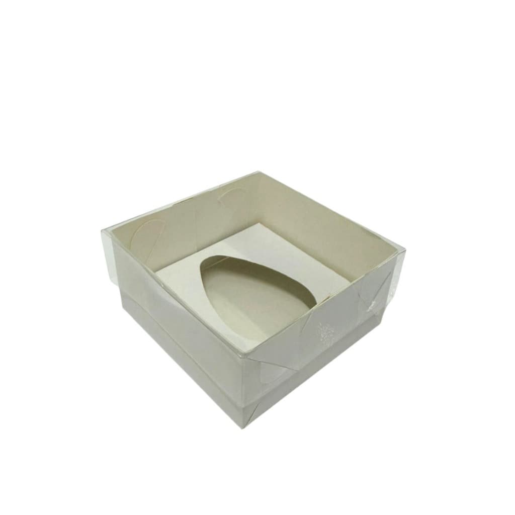 20 Caixas P/ Ovo De Colher 50g - C/ Tampa Acetato