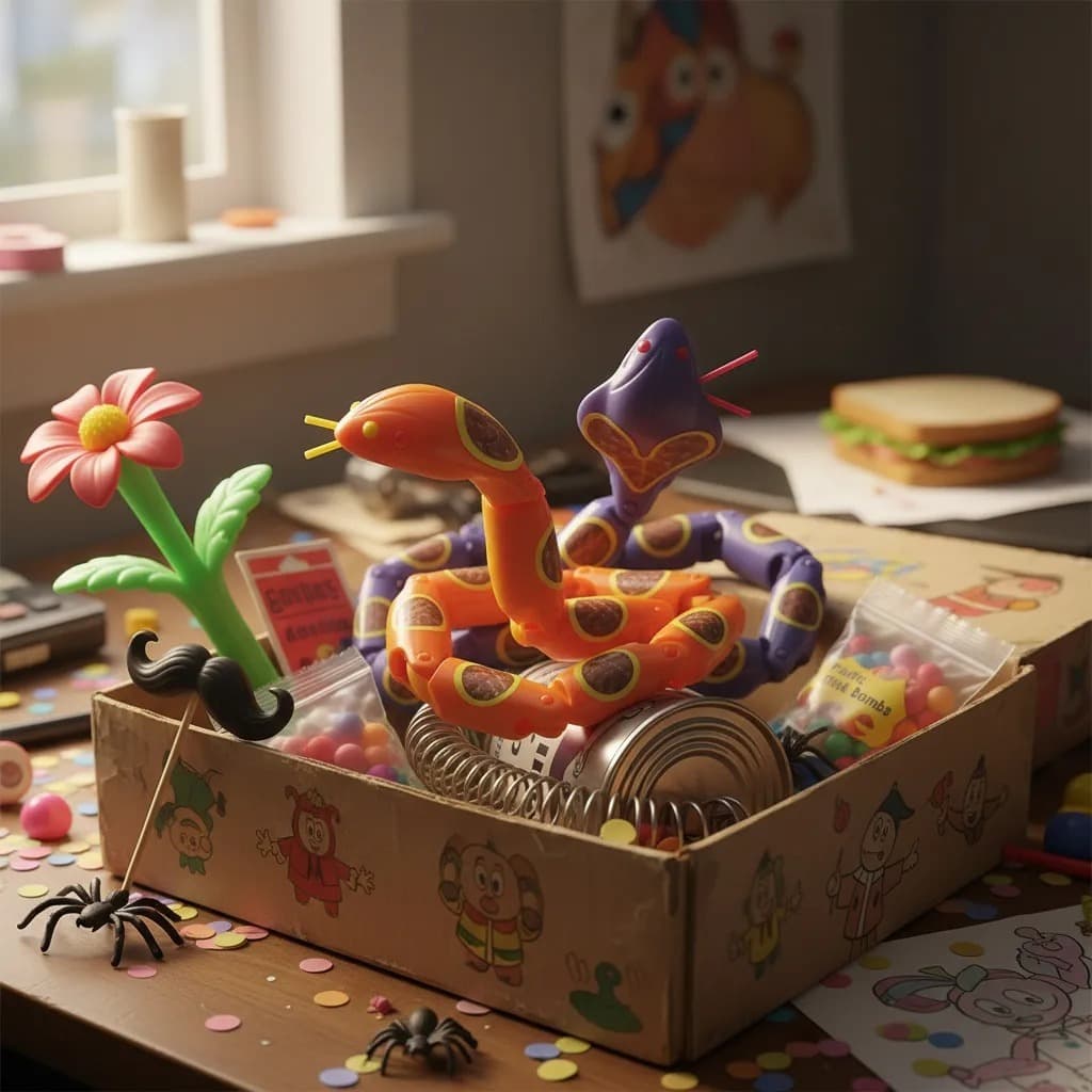 2x Cobra Maluca Articulada Plástico Fidget Toys Educativo