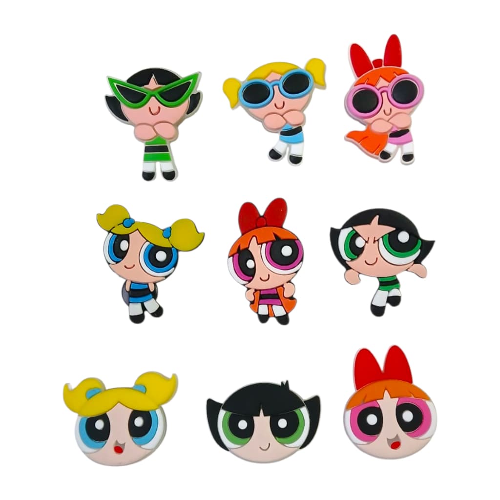 Kit 2 a 9 Pins Botons Acessórios Personalizados para Calçado Sandália Babuche Feminia