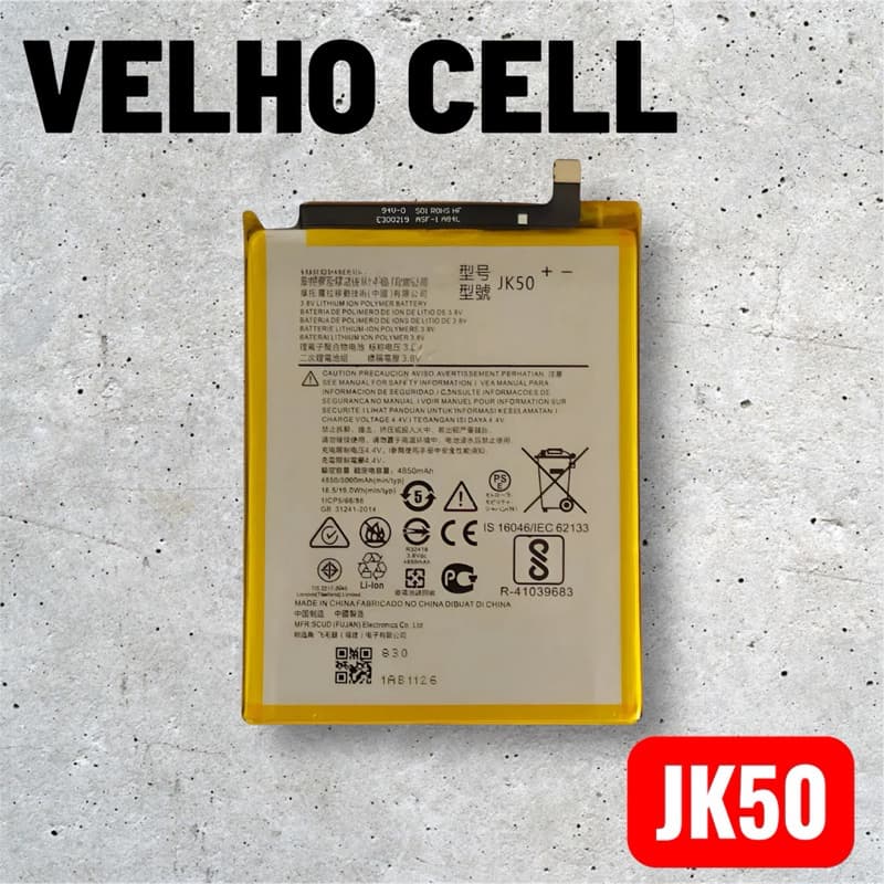 BAT COMPATIVEL G10/G20/G30/G7 POWER/G8 POWER/E7 PLAY/G9 PLAY (JK50) ORG NOVA COM GARANTIA 90 DIA