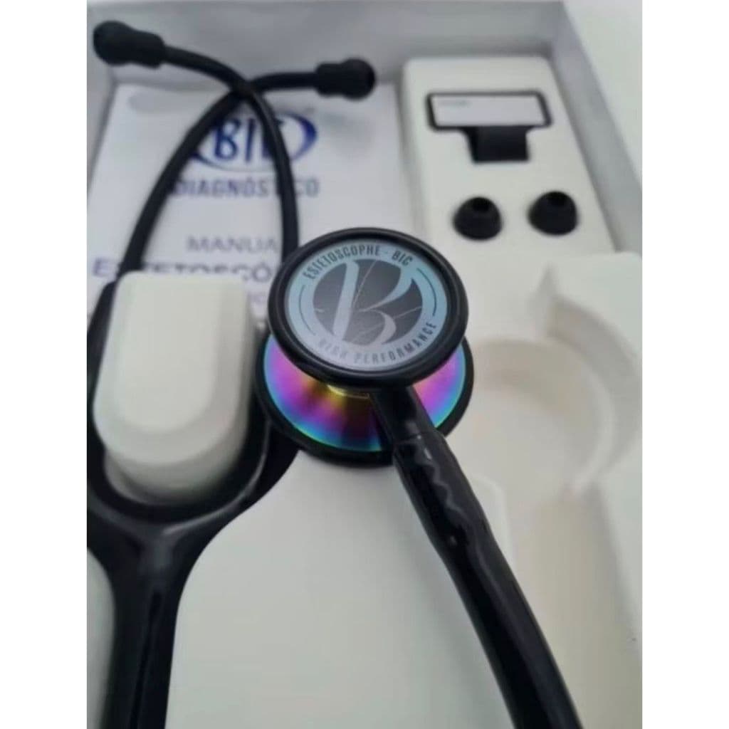 Estetoscópio BIC Eternity Adulto e Pediátrico Inox Duplo - Cores Variadas