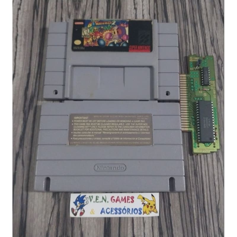 BOMBERMAN 2 100% ORIGINAL P/ SUPER NINTENDO + GARANTIA! R004
