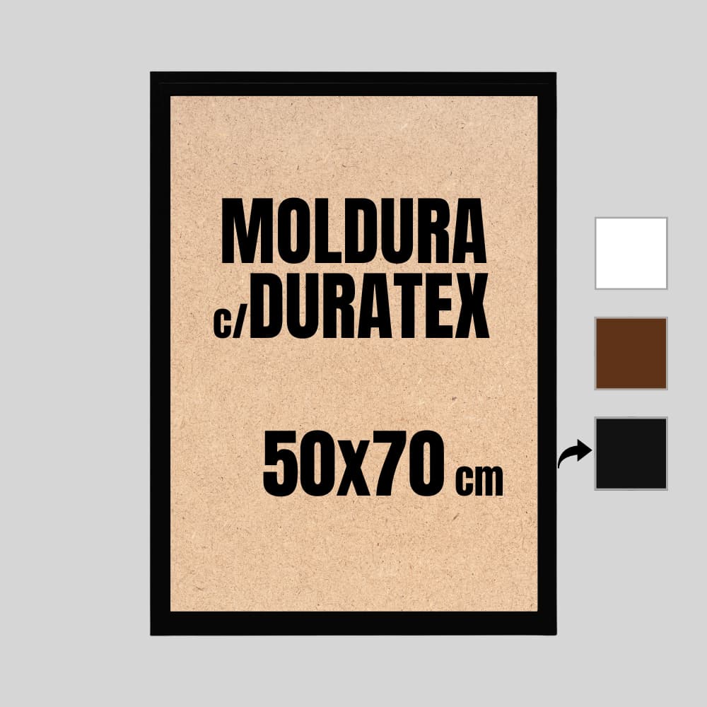 Moldura Quadro com Duratex 50x70cm