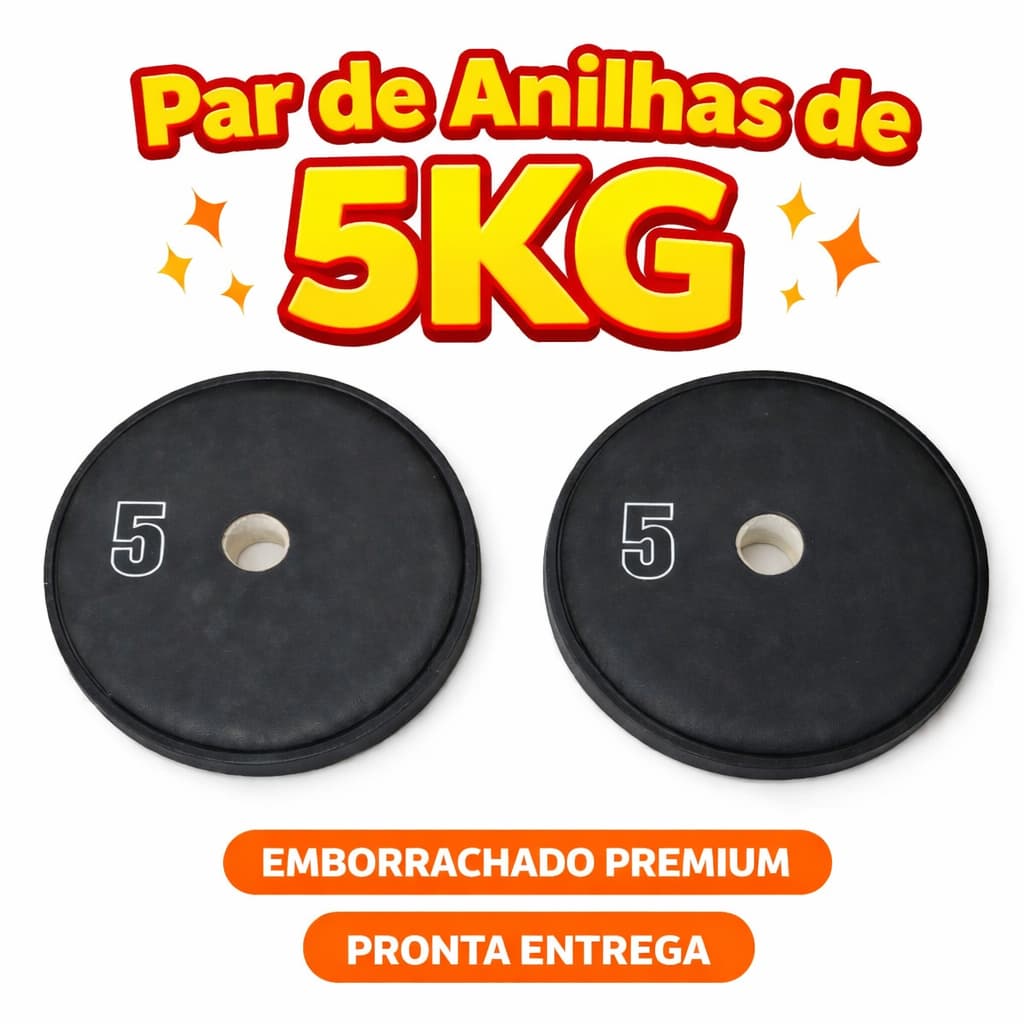 Anilhas de 5KG (02 Unidades)