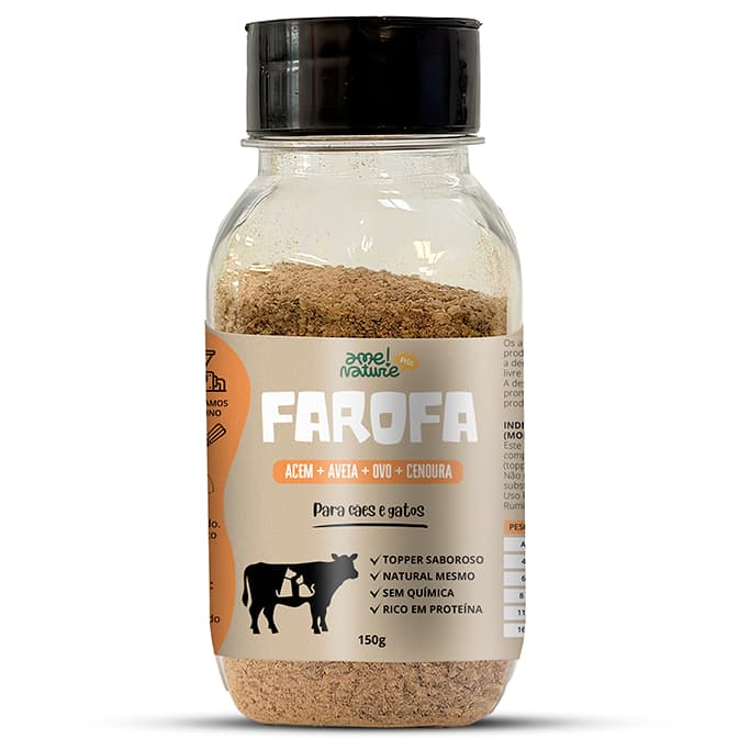 Saborizante Pet 100% Natural para ração de Cachorro e gato /Sabor Carne Bovino 150gr Ame Nature
