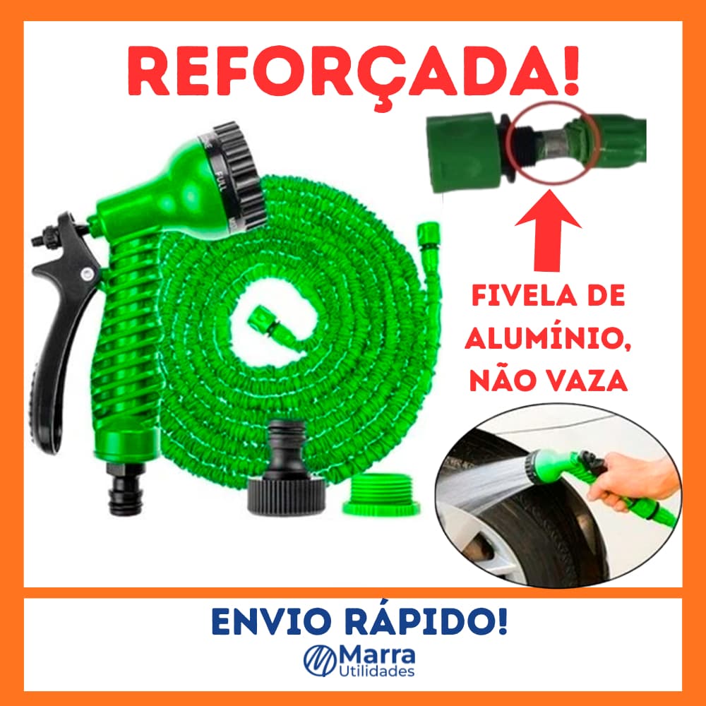 Mangueira Mágica Original 15/30/60 Metros Flexível Expansível Para Jardim