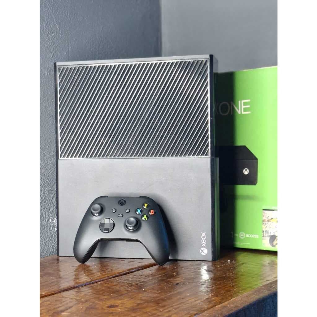 Console Xbox One Fat 500gb - Usado - (nota E Garantia) Preto (Recondicionado)