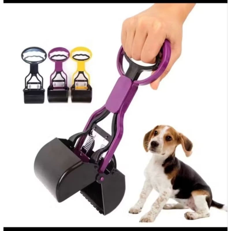 Pá Pazinha articulada Coletora Cata Caca Automática p/ Cachorro Gato Pet Prático Higiênico