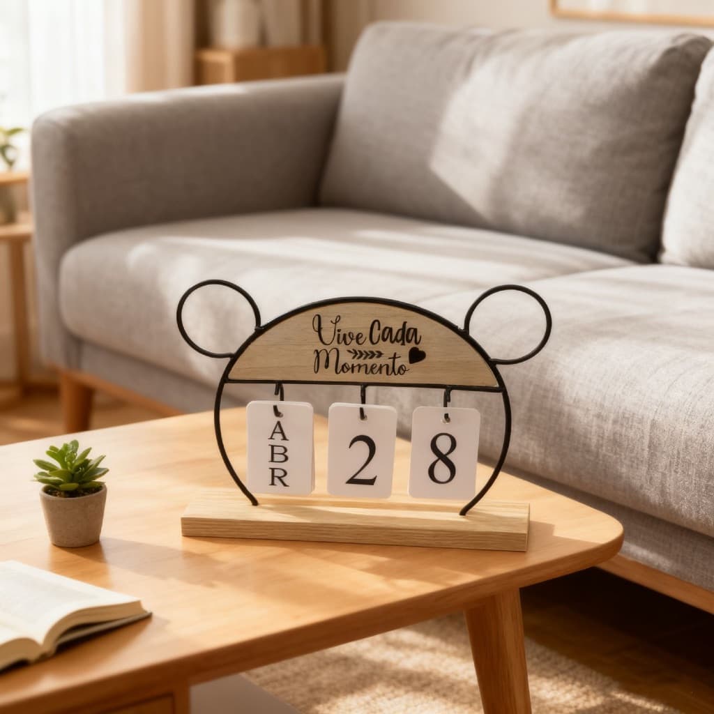 Calendário Com Frase Permanente De Mesa Decorativo