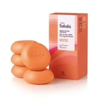 Sabonete Natura Tododia Manga Rosa e Água De Coco 5 unidades de 90g