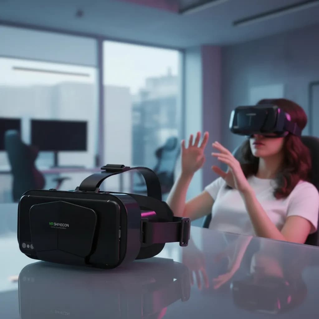 Óculos VR G10 Realidade Virtual 3D para Celular Android iOS